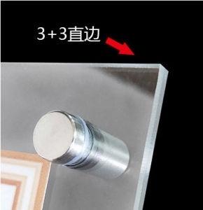 กรอบรูปอะครีลิก A3 ขนาดใหญ่ สำหรับตั้งโชว์หรือติดผนัง สำหรับโปสเตอร์โฆษณา หรือรูปภาพ หรือเครื่องราชอิสริยาภรณ์ หรือเอกสาร หรือภาพวาด ขนาด A4