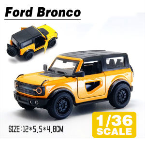 LEO 1:36 Ford Bronco Diecast Model Car Alloy Cars Toys Collection Gift For Kids Boy Girl