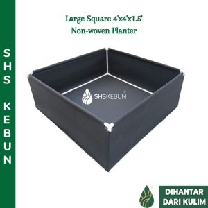 Large Nonwoven Planter Raised Bed Pasu Besar Fabrik Pasu Kain  大型方形种植袋 SHS Kebun
