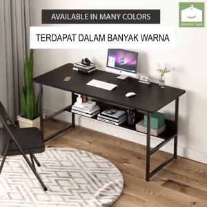 XUXU Foldable Table Desk Dining Computer Study Desk Environmentally Wooden Table (60*28*58)