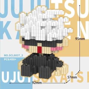 Bandai | Mô Hình Lắp Ráp Anime Jujutsu Kaisen Chopper 3D Bằng Khối Xây Dựng Siêu Nhỏ Đồ Chơi Sưu Tầm Dành Cho Người Hâm Mộ Quà Giáng Sinh