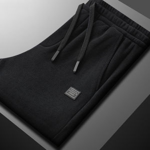 Quần Nhung Kẻ Nam Ống Đứng Rộng Rãi Mùa Thu Đông Thể Thao Quần Nỉ Cạp Vừa Quần Dài Thường Ngày Thương Hiệu TUCANO