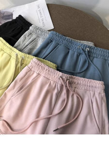 Quần Short Thể Thao Nữ Cạp Cao Quần Dài Quần Mặc Nhà Quần Chạy Bộ Quần Rộng Rãi Quần Dài Thường Ngày Mùa Hè Quần Ngủ
