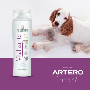Artero Vitalizante Shampoo (250ml) แชมพูสำหรับสุนัขและแมวที่ต้องการเพิ่มวอลุ่ม เหมาะสำหรับผิวบอบบางและอาบบ่อย