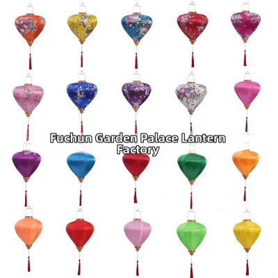 Traditional Chinese Style Expandable Outdoor Lantern Decor