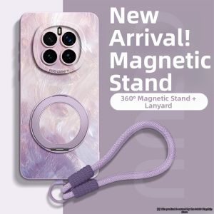 GGUU | Magnetic Phone Stand Compatible with Honor Magic8 Magic8 Pro Magic8 Mini Silicone New Model Female