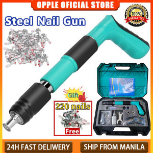Nail Puncher Gun Nail Guns Concrete Steel Wall Anchor Wire Slotting Device Decoration Power Tools