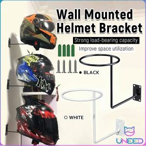UNeed Helmet Hanger Wall Mount Display Rack Basketball Stand Multifunctional Storage Shelf 1Pc