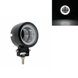 Đèn Pha Xe Máy Tròn 3 Inch Chống Nước Đèn LED Trắng Kiểu Mắt Thiên Thần Dành Cho Xe ATV Xe Địa Hình Xe Điện Xe Máy Điện Đèn Sương Mù