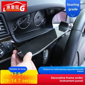 BMW 5 Series 7 Series Dashboard Decorative Frame 11-17 Models Interior Modification Suitable for 520Li 528Li 530Li