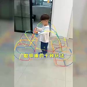 Hot Toys | Straw Splicing Toys Smart Stick Boys and Girls Assembling Colorful Fine Motor Skills Construction Engineering Education Toys