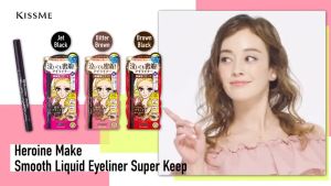 Kiss Me Eyeliner Original Japan No.1 KissMe Eyeliner Super Long Lasting Heroine Magic Smooth Liquid Eye Liner Stamp Pencil
