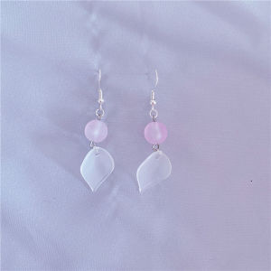 Sweet Student Earrings Trendy Design Simple Personality  And Cute Dangle Alloy Jewelry for Women Floral Pattern Fashion Accessories