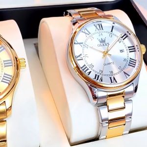 OLEVS 2911 Men Watches Luxury Minimalist Steel Waterproof Luminous Date Week Sport Wrist Watches Quartz Watches