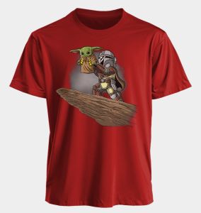 เสื้อยืดแขนสั้นพิมพ์ลายอุปกรณ์เสริมจากภาพยนตร์อเมริกันสตาร์วอร์ส เสื้อยืดผ้าฝ้ายแฟชั่นฤดูร้อนใส่สบายสำหรับผู้ชายและผู้หญิง