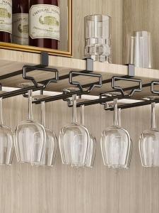 Punch-Free Red Wine Glass Holder Upside down Wine Cabinet Goblet Storage Layer Shelf Household Suspension Accessible Luxury High-End Display New Arrival