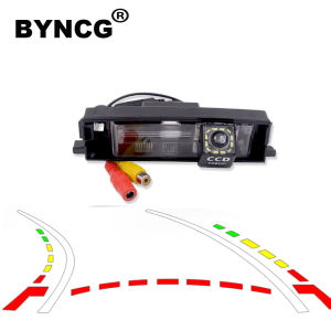 Intelligent Dynamic Trajectory Tracks Rear View Camera Backup Reverse Parking For Toyota RAV4 RAV-4 2000-2012