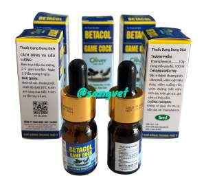 Oliver Betacol Game Cock 5ml - thương hàn viêm phổi ruột té gió