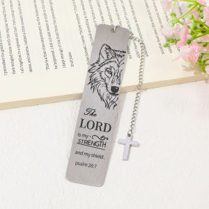 The Lion King Bookmark with Cross Pendant Bible Verse Inspirational Religious Gift Christian for Reading Lovers Book Accessory