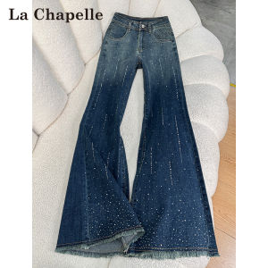 La Chapelle | Retro Flared Jeans Slim Fit Hotfix Design