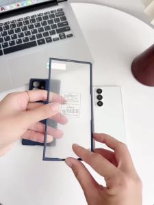 Hinge Protection Phone Case For Samsung Galaxy Z Fold 8 7 6 TriFold Front Tempered Glass Hidden Kickstand S Pen Slot Cover