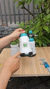 Bình Bọt Tuyết Thay Thế Chứa Dung Dịch Chính Hãng Jiong Wa Frog Detailing Thân Bình HDPE Tặng Nắp