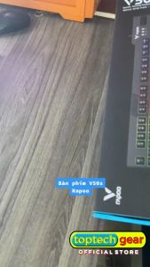 Bàn Phím Giả Cơ RAPOO V50S Led RGB Kết nối USB 2.0- Chính Hãng BH 2 Năm Lỗi Đổi Mới