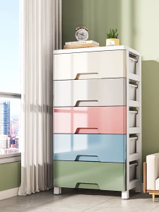 HETEE Drawer Cabinet Storage Cabinet with Wheels Wide Drawer Organizer for Clothes Wardrobe and Toys Storage