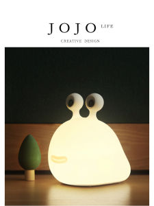Cute Silicone Night Light Rechargeable Squishy Lamp JOJOS L. PD.fall Teary Nosed Lamp Home Decorative Lighting