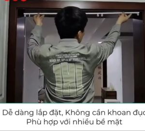 Thanh trượt treo rèm dán tường /Thanh Treo Rèm /vòng nhựa treo rèm/đường ray rèm/ Thanh Treo Rèm loại dán ( nhiều size )