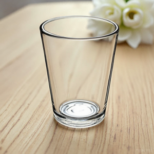 Premium Transparent Glass Baijiu Cup 50ml Luxury Home Use Small Wine Glass High End Elegant round Shape Heat Resistant Cup