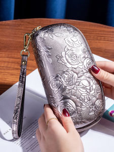 MEIFEI | Portable Hand-held Clutch Summer New Leather Embossed Large Capacity