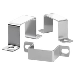 JINJUNTAI | Stainless Steel Pipe Clamp Square U-shaped Straight Angle Brackets