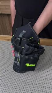 JAKAH Electrician Tool Pouch Premium Professional Multi-Pocket Utility Bag Organizer Durable Work Pouch for Men’s Tool Belts