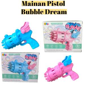 MURAH!!! (BISA COD) MAINAN BUBBLE GUN PISTOL ANAK BUBBLE GUN GELEMBUNG SABUN OTOMATIS