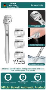 BAKULI | Foot Care Kit for Removing Dead Skin and Calluses at Home
