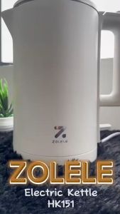 ZOLELE HK151 1.7L Electric Kettle Stainless Steel 1500W Smart Auto Power-off Protection Wired Electric Kettle