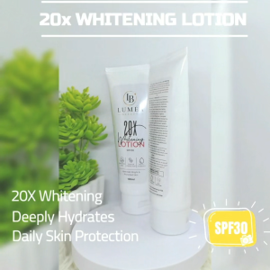 LUMEA Beauty 20X Whitening Lotion SPF30 100ml Brightening Body Lotion Moisturizing UV Protection