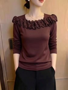 UYFY | Purple Fashionable Long-sleeve T-shirt Female