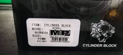 MP CYLINDER BLOCK SET 66MM AND 68MM STEELBORE RAIDER 150 CARB