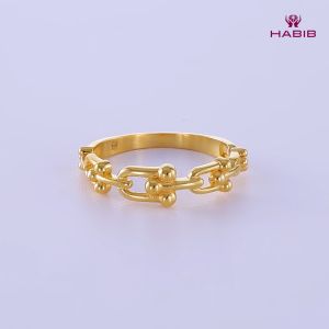 HABIB Oro Italia 916 Yellow Gold Ring GR50640723 (22K Gold)