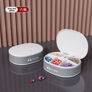 Daily Organized Portable Large Capacity Waterproof Pill Box
