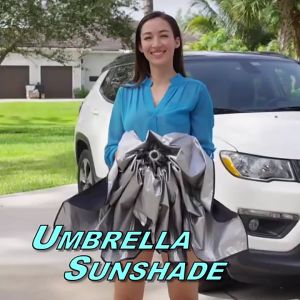 Foldable Car Umbrella Sun Shade UV Interior Windshield Front Window Cover Visor / Payung Kereta