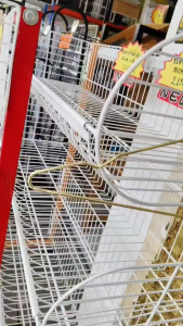 ไม้แขวนเสื้อโลหะสีทอง สีโรสโกลหรูหรา สำหรับแม่ค้า