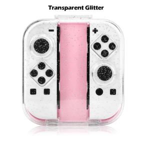 Transparent Storage Case For Switch/OLED Joypad Handle Storage Box For Joypsd Dust-proof High-permeability PC Protective Case