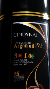 Shampoo Semir Pewarna Rambut 500ml / Cindynal Hair Color Shampoo Argan Oil Dye Hair Tanpa Bleaching