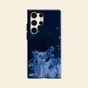BILIBILI | Blue Fish Girl Luxury Fashion Full Lens Protective Case for Samsung Galaxy S26 S25 S24 A56 A36 Plus Ultra