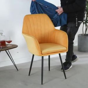 1/4pcs Jacquard High Arm Chair Cover Stretch Anti-dirty Dining Chair Slipcover Office Armchair Protector Living Room Wedding