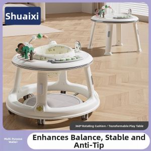 MLZH | Anti-tip Baby Walker 7-18 Months Multi-functional