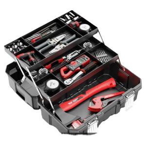 DELIXI | Industrial Grade Home Tool Kit Multi-functional Hardware Art Storage Box